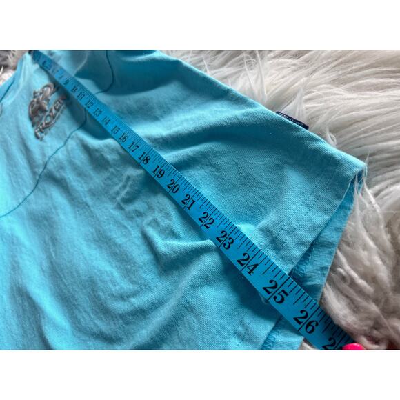 Disney Frozen Broadway Musical Let It Go Spirit Jersey Silver Glitter Blue SZ XS - Picture 12 of 12